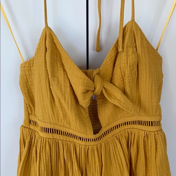 Endless Rose Mustard Yellow Sundress - Picture 4 of 8